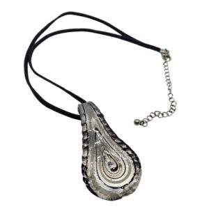 black-cord-black-grey-glass-charm-necklace
